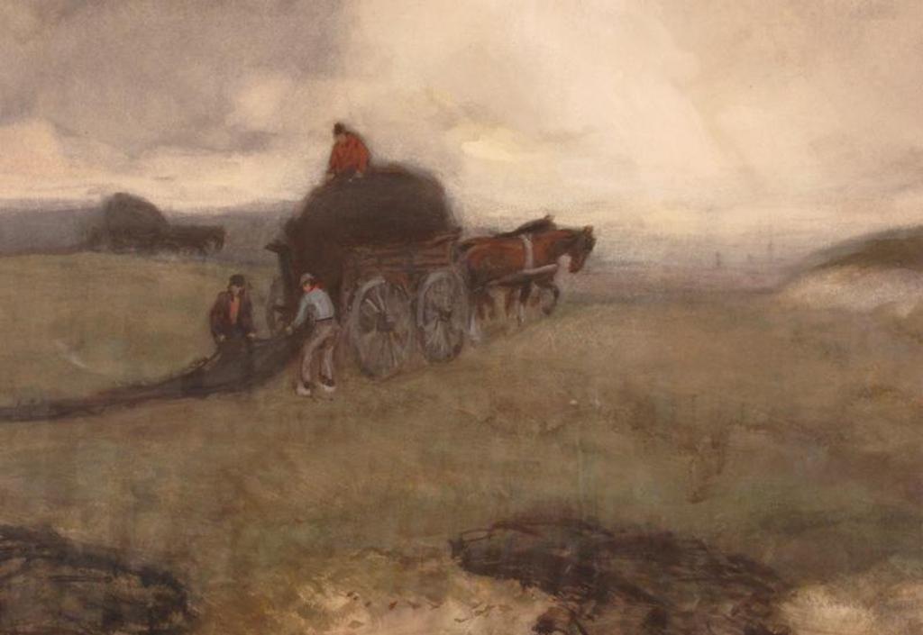 Arthur Feudel (1857-1929) - Katwyk (Working With The Horse Team)