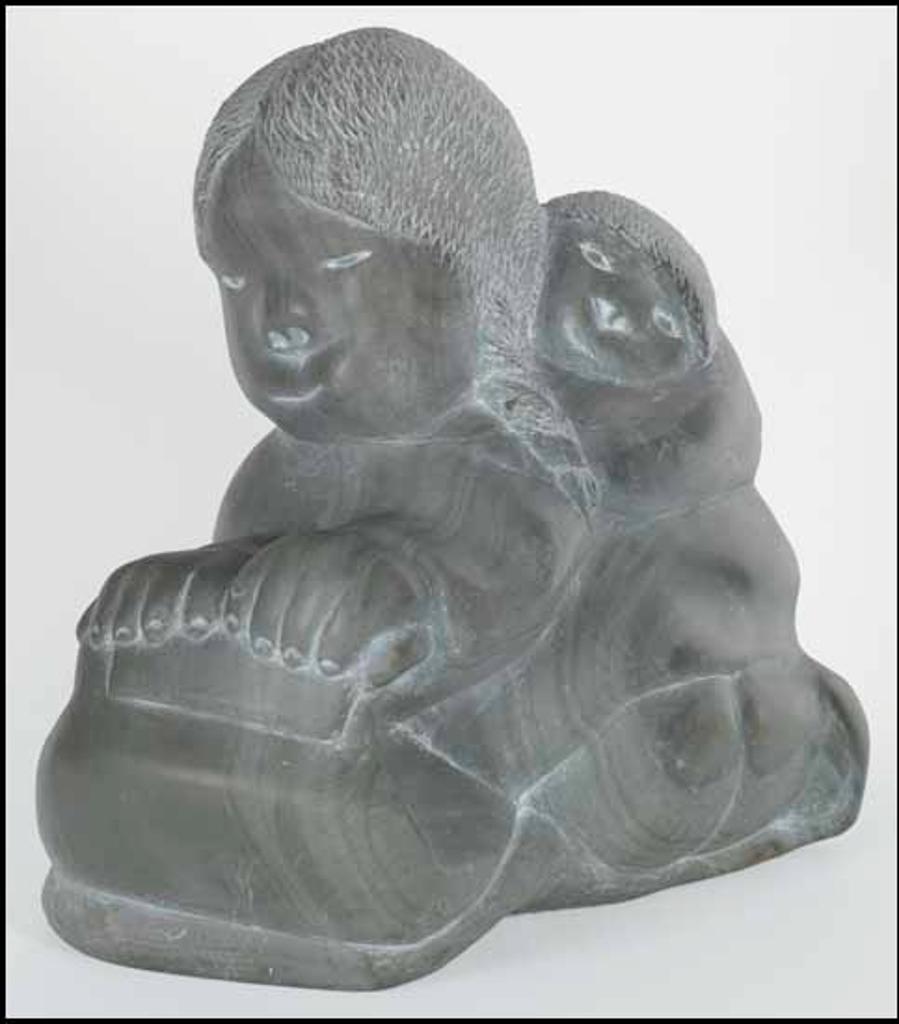Johnny Inukpuk Jr. (1911-2007) - Working Mother and Child