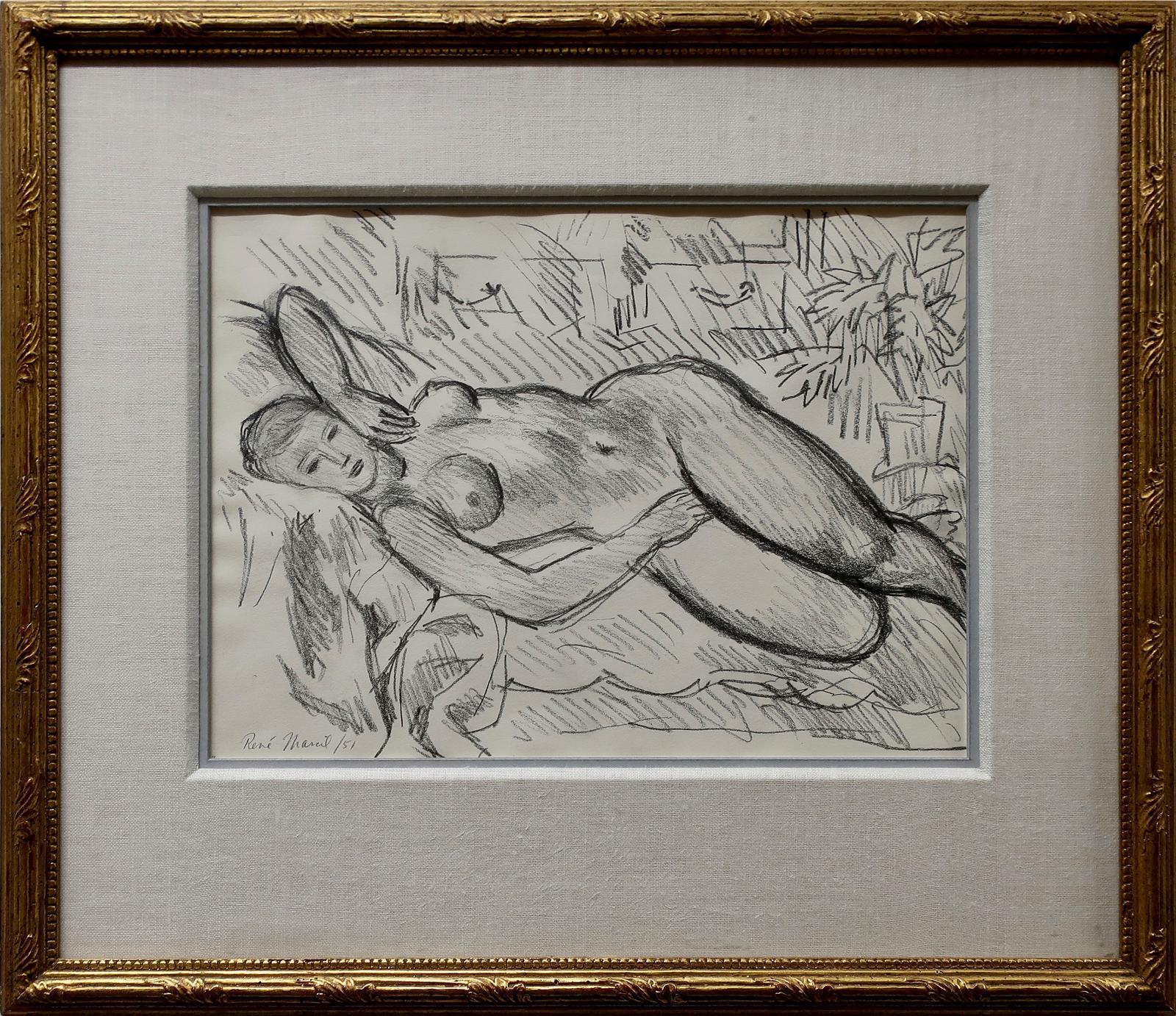 Rene Marcil (1917-1993) - Sleeping Nude
