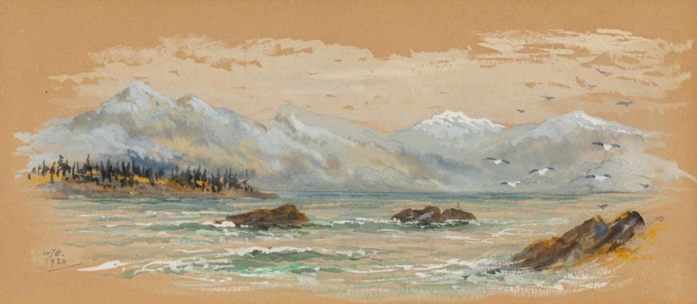 Walter James Baber (1856-1924) - Howe Sound Near Atkinson Point