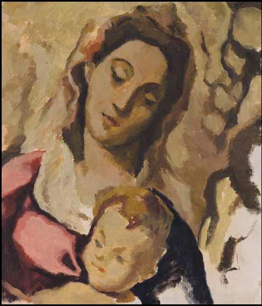 Edwin Headley Holgate (1892-1977) - Mother and Child