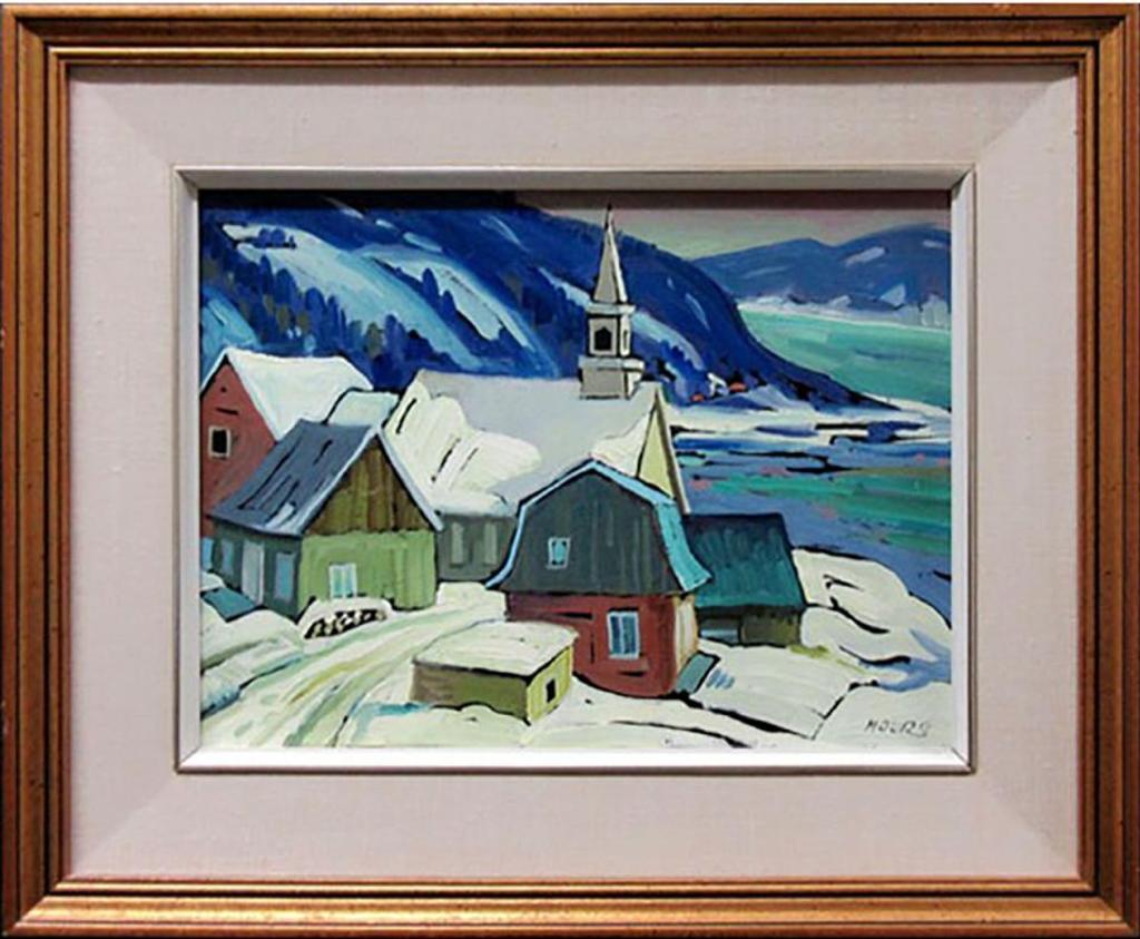 Mario Mauro (1920-1984) - Untitled (Winter Coastal Village Study)