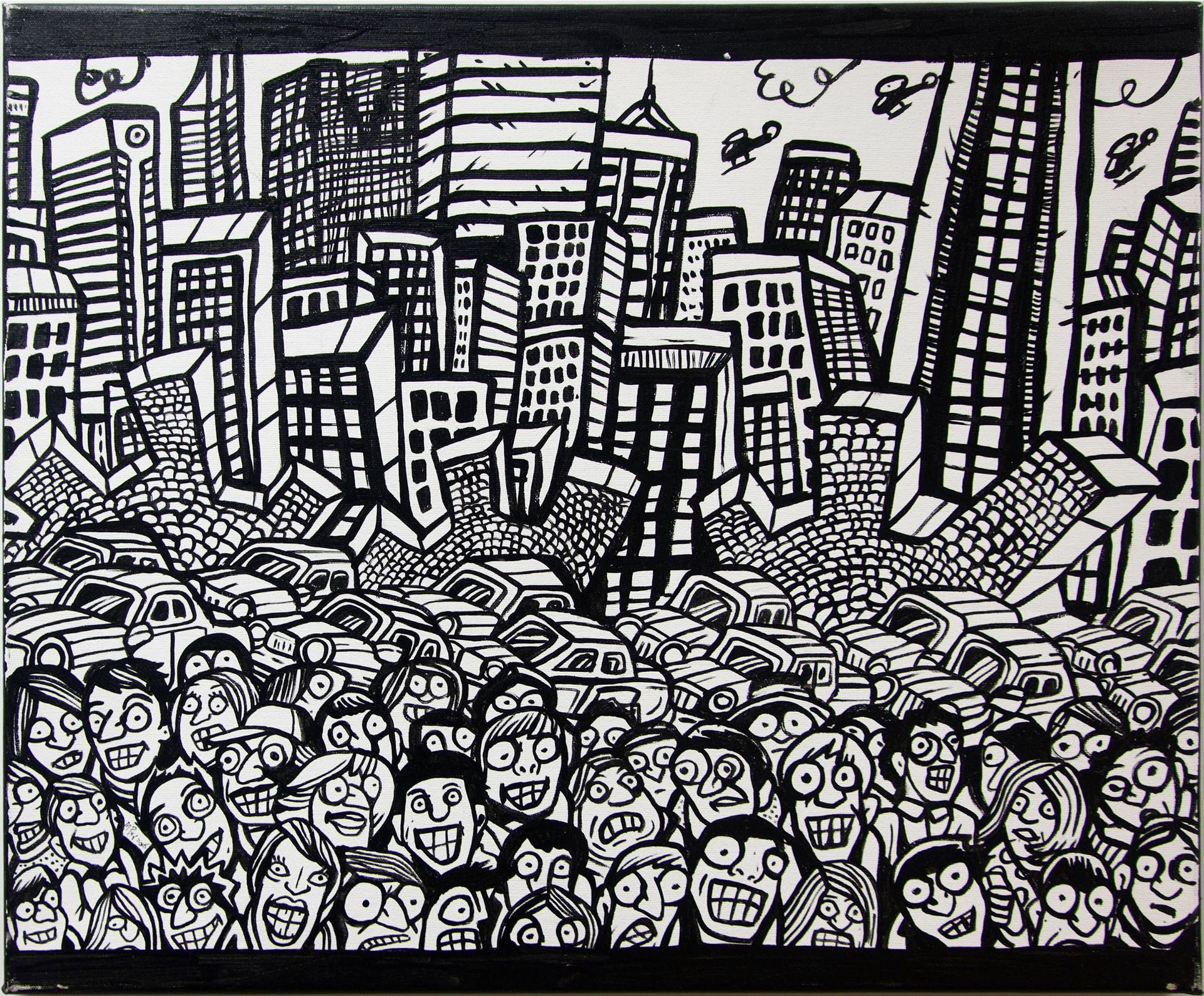 Mike Parsons - Untitled (City Congestion)