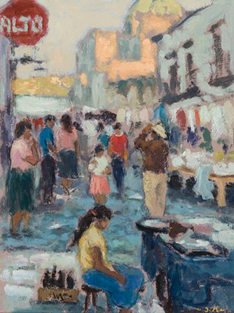 Antoine Bittar (1957) - A Busy Street