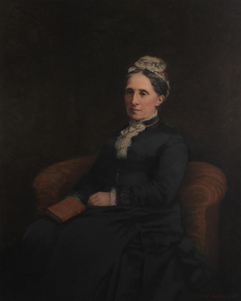 Robert Harris (1849-1919) - Portrait Of A Woman
