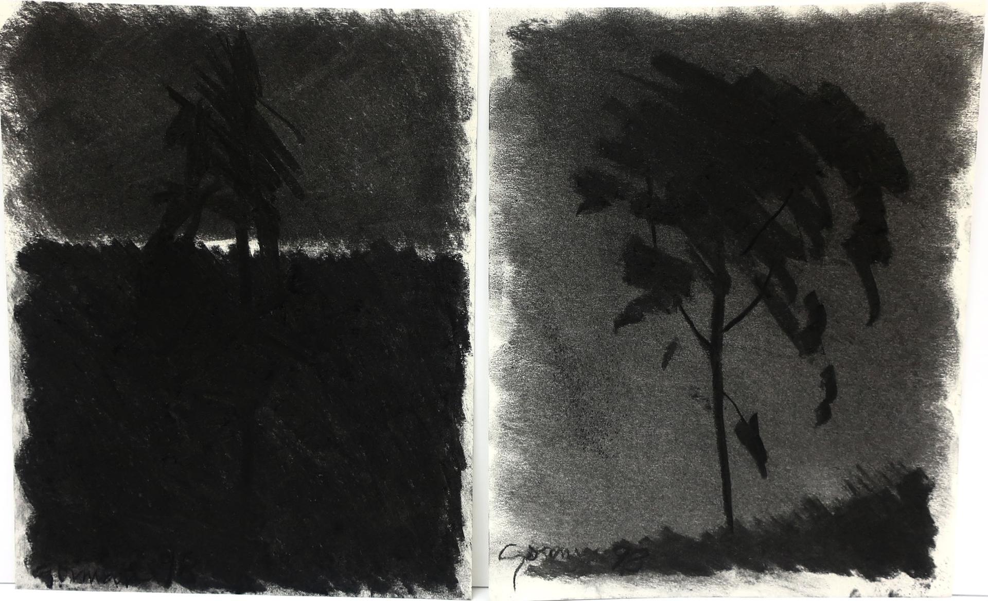 Richard Borthwick Gorman (1935-2010) - Study For Orpheus Series (Tree Studies)