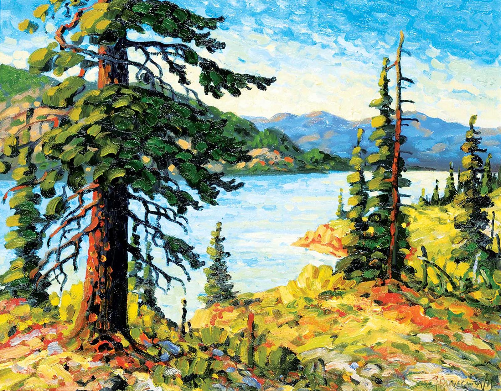 Rod Charlesworth (1955) - Looking North, Okanagan Lake