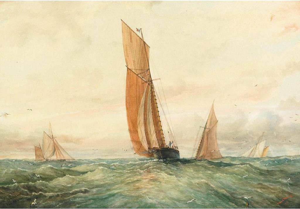 William Armstrong (1822-1914) - Herring Trawlers