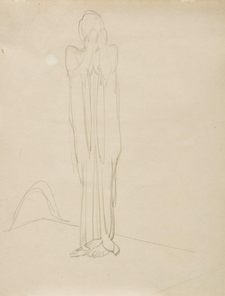Frederick Horseman Varley (1881-1969) - Standing Figure