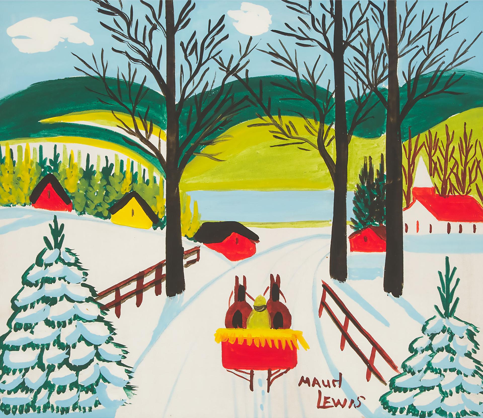 Maud Kathleen Lewis (1903-1970) - Untitled (Winter Scene)