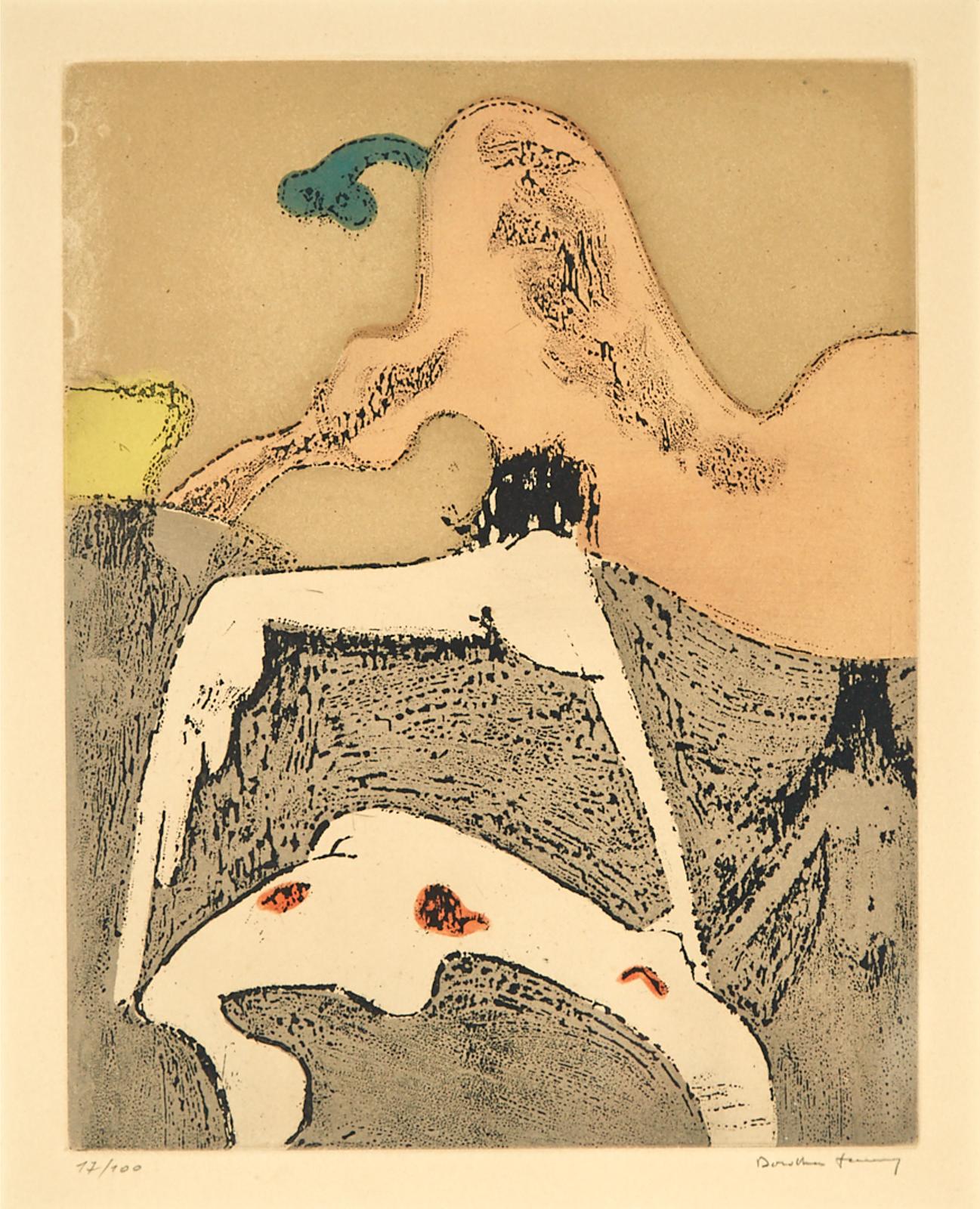 Dorothea Tanning (1910-2012) - Corps Et Visage (Body And Face), (From En Chair Et En Or), 1973