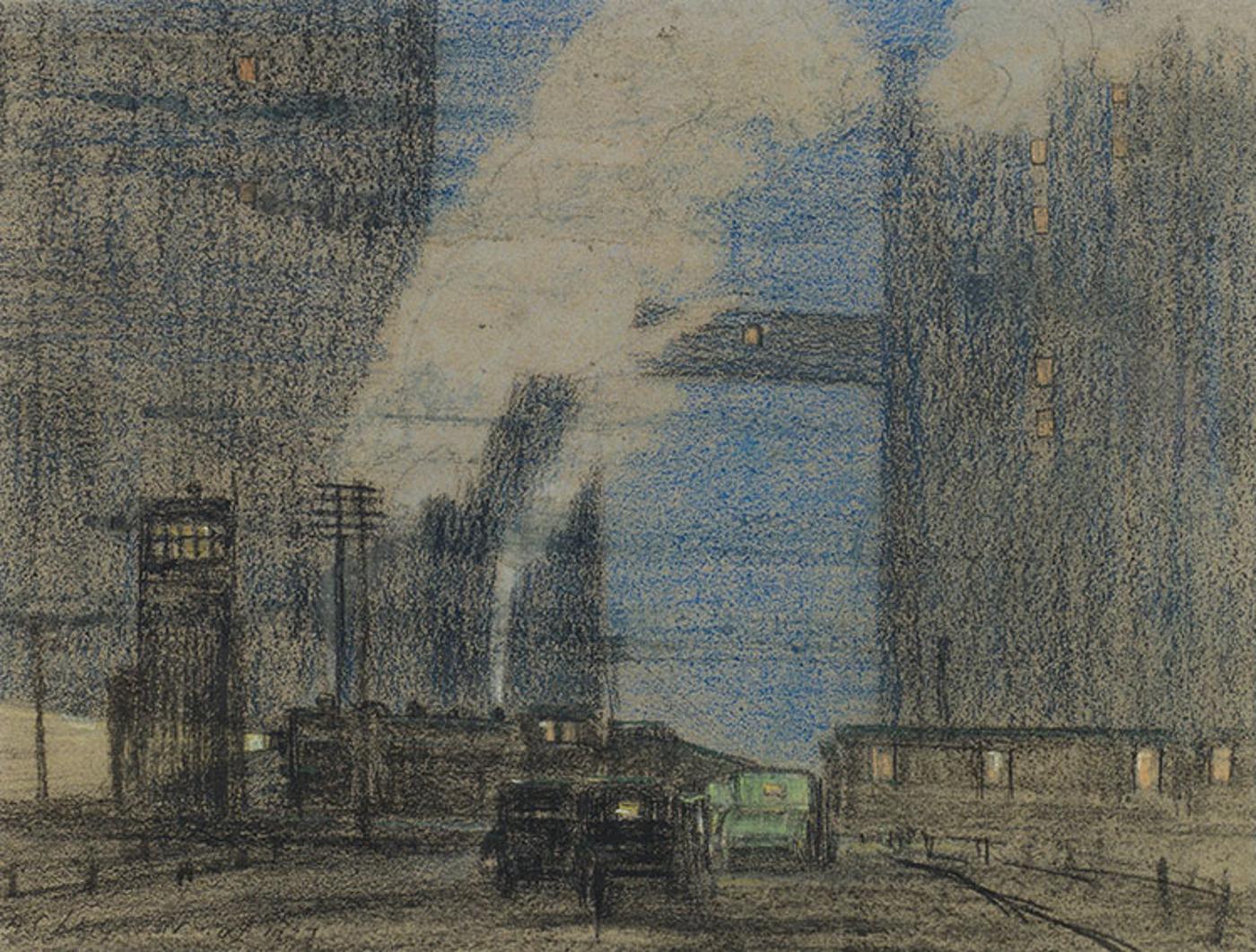 Alfred Crocker Leighton (1901-1965) - 4th Street Calgary