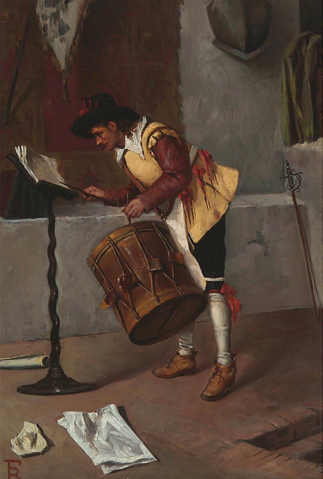 F. Rossi - Cavalier Practicing Drums
