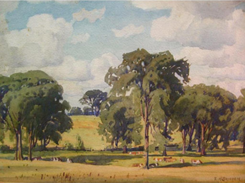 Frederick Henry Brigden (1871-1956) - Grazing Cattle, Newtonbrook