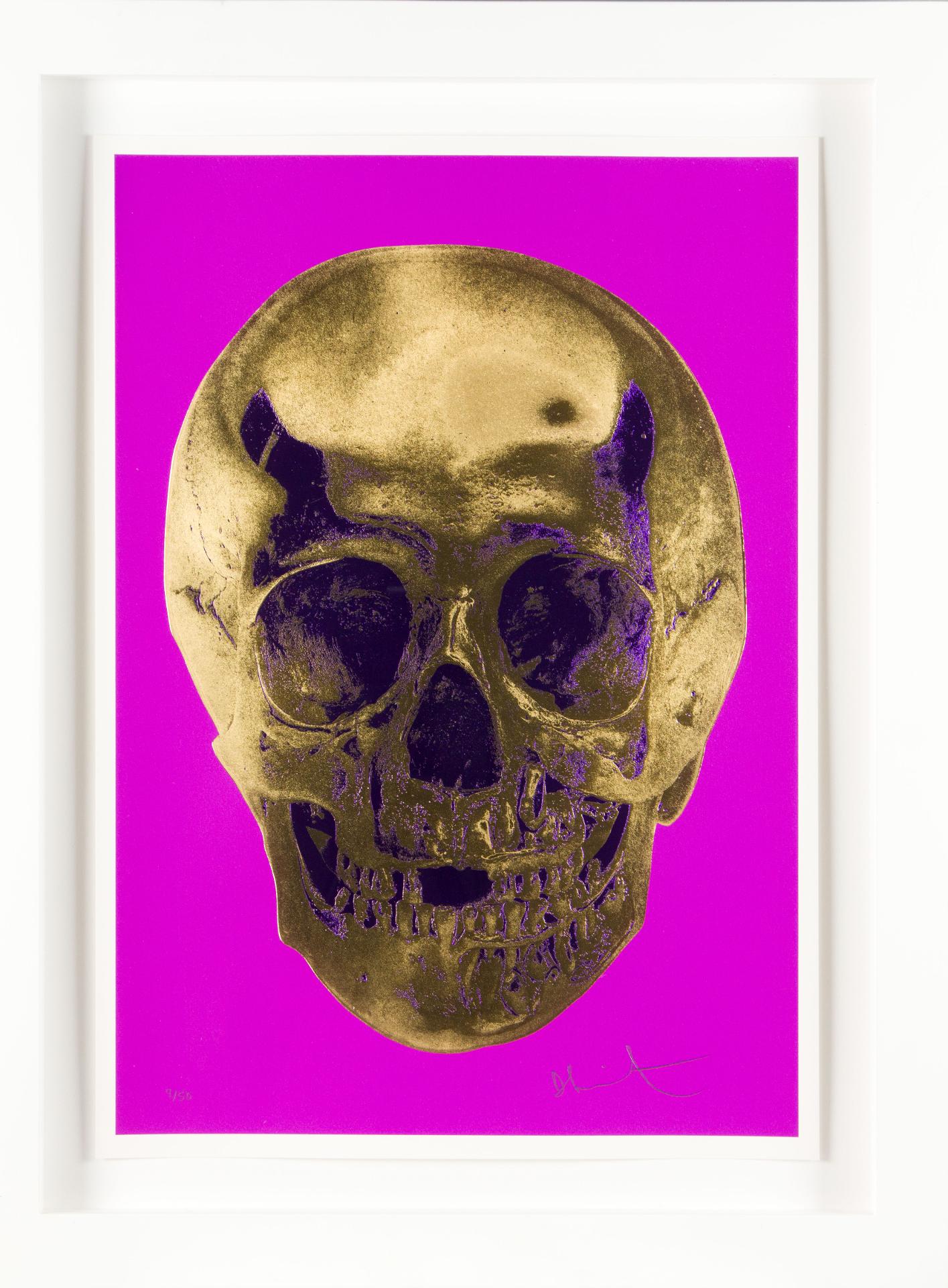 Damien Hirst (1965) - Til Death Do Us Part (Long Life Purple - African Gold Purple - Imperial Purple Skull), 2012