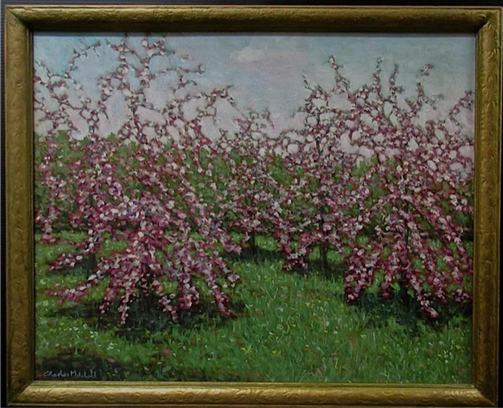 Charles Lewis Mitchell (1947) - Orchard In Full Bloom