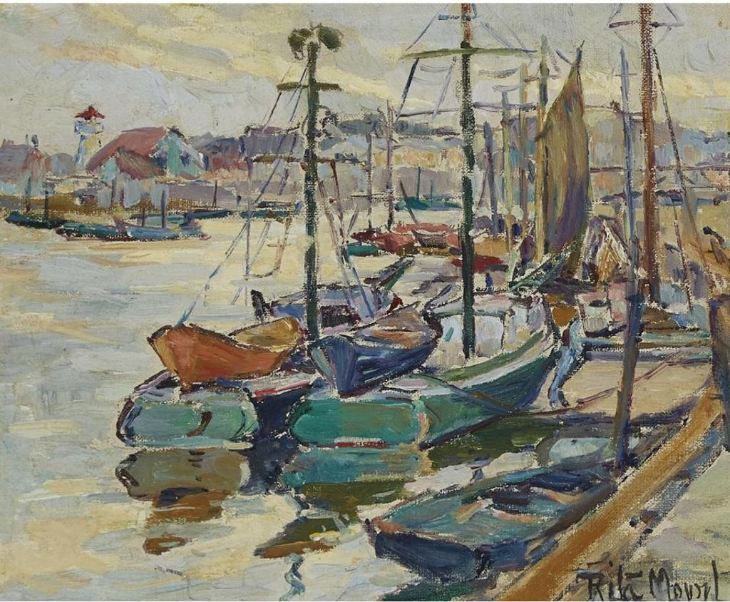 Rita Mount (1888-1967) - Glace Bay, Cape Breton (Tuna Fishing Boats)