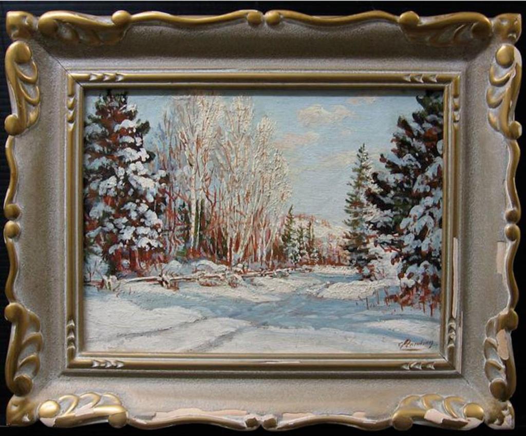 Otto Planding (1887-1964) - Winter Scene