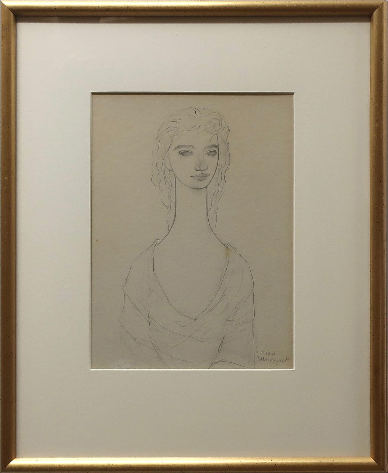 Grant Kenneth MacDonald (1909-1987) - Sketch For Painting Of Woman With Red Hair