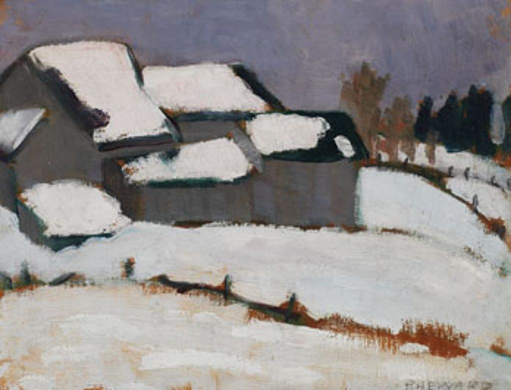 Efa Prudence Heward (1896-1947) - Barns in Winter