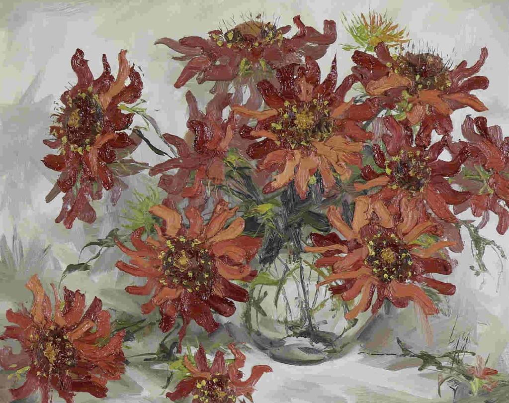 Harold Lloyd Lyon (1930-2020) - Chrysanthemums; 1969