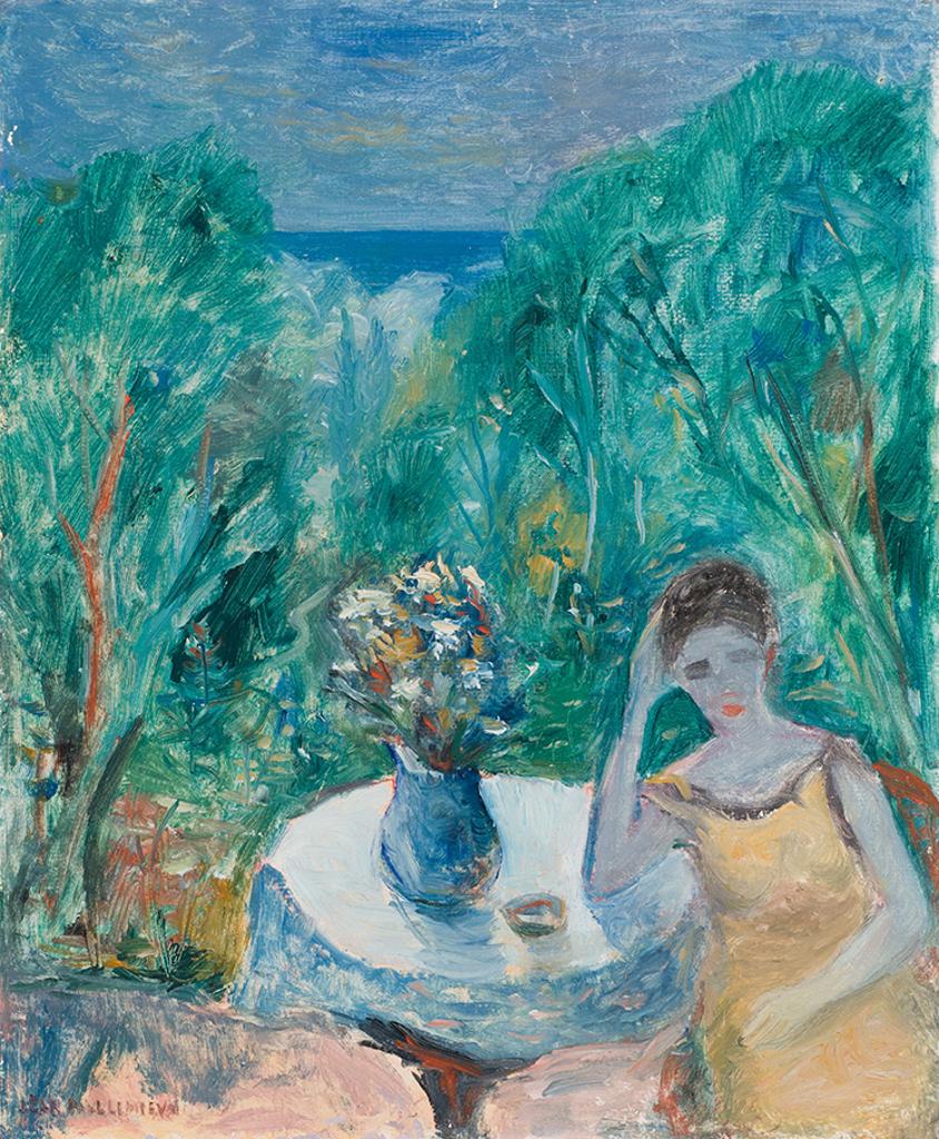 Jean Paul Lemieux (1904-1990) - Rêverie dans le jardin