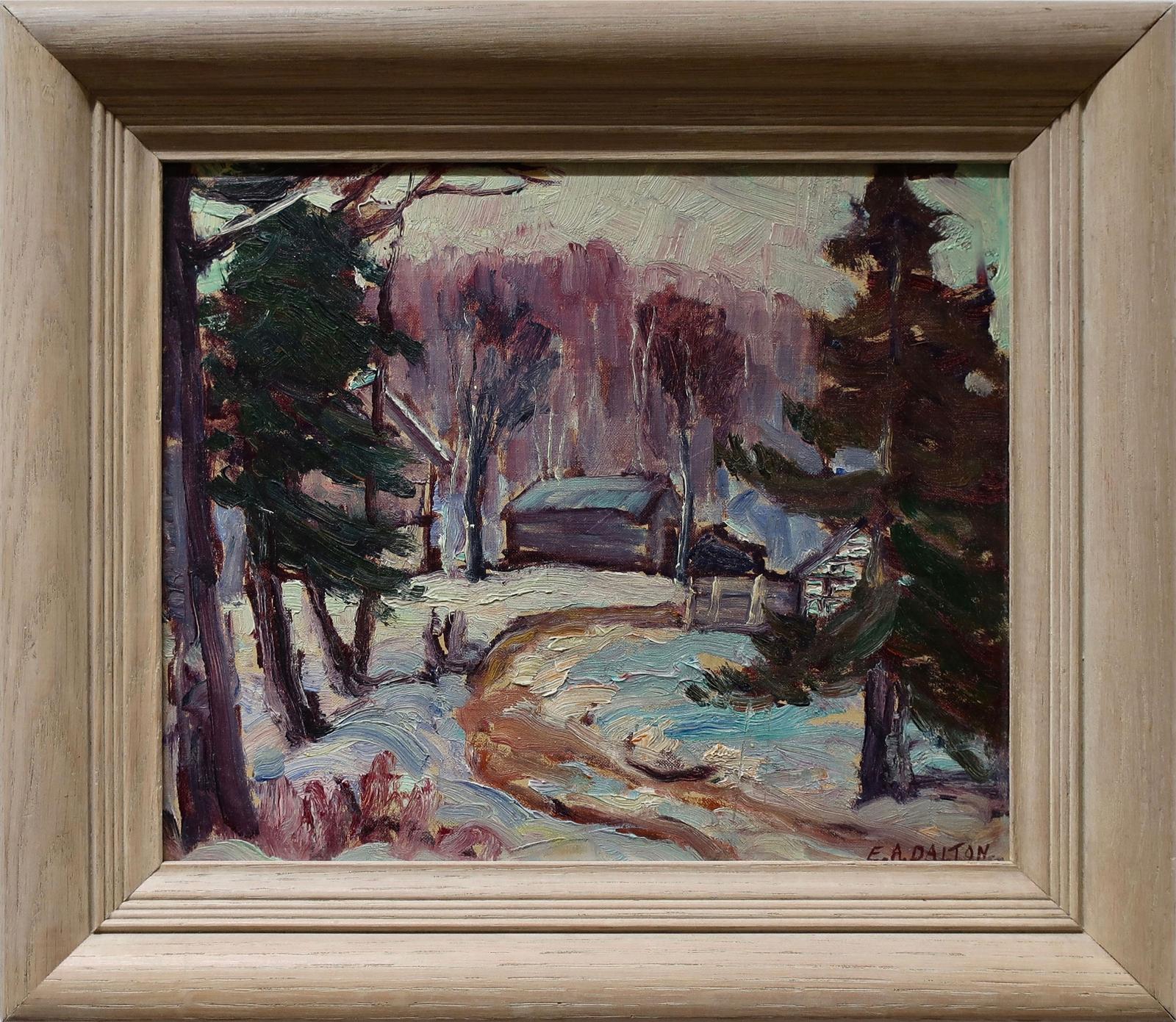 Ernest Alfred Dalton (1887-1963) - Untitled (Road To Farm - Winter)