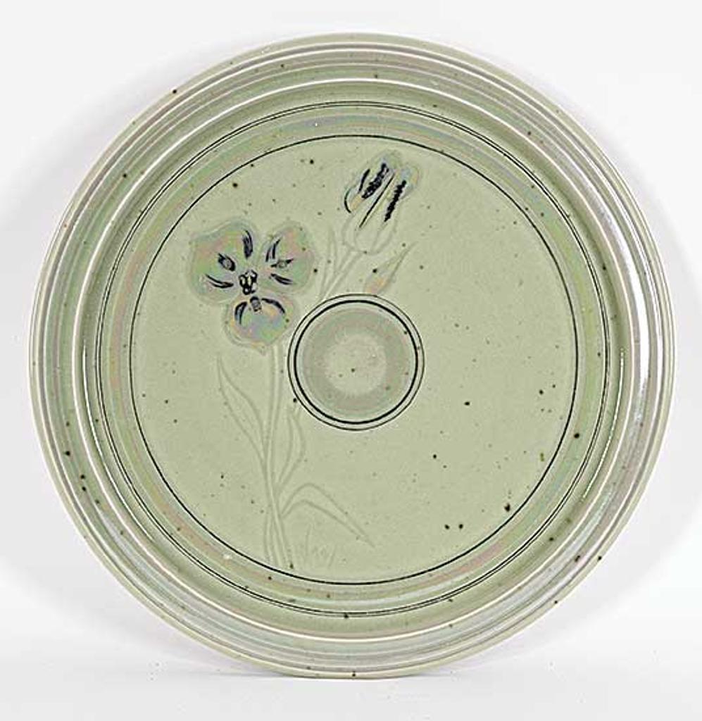 Harlan House (1943) - Untitled - Hanging Plate with Flower Design