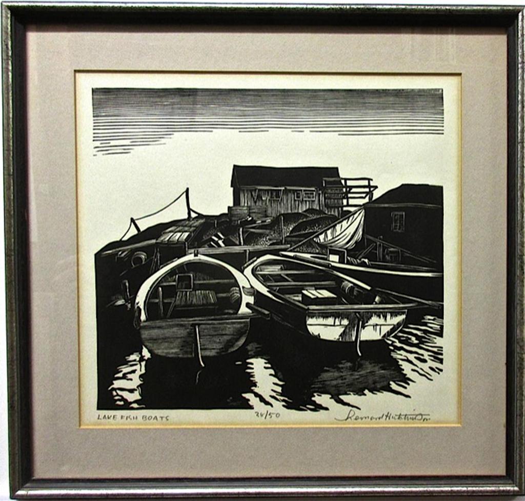 Leonard Hutchinson (1896-1980) - Lake Fish Boats