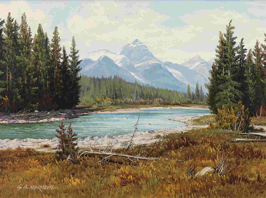 George A. Horvath (1933-2012) - Near Lake Louise