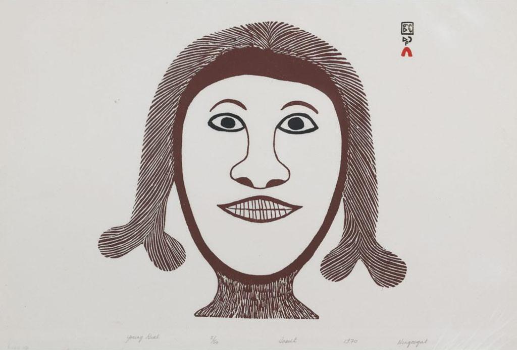 Ningeeuga Oshuitoq (1918-1980) - Young Girl