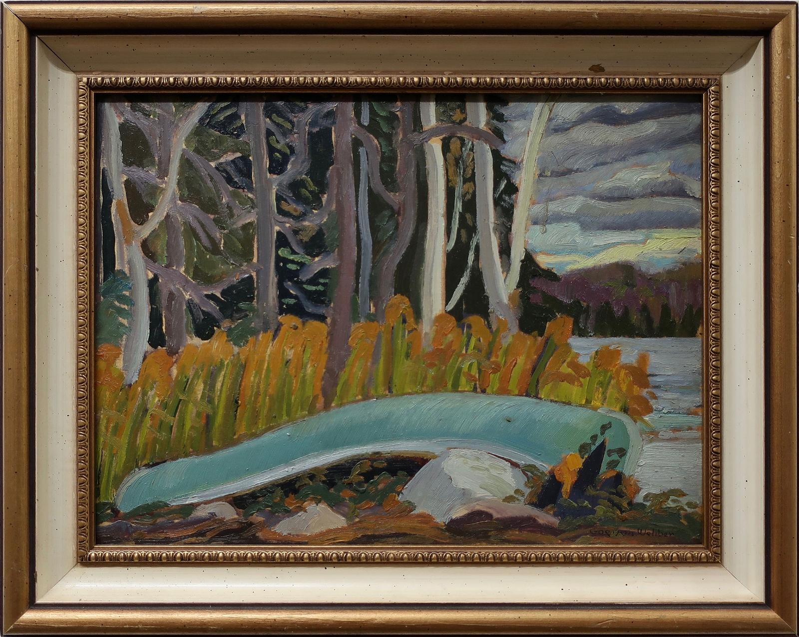 Gordon Mckinley Webber (1909-1965) - Untitled (The Abandoned Canoe)