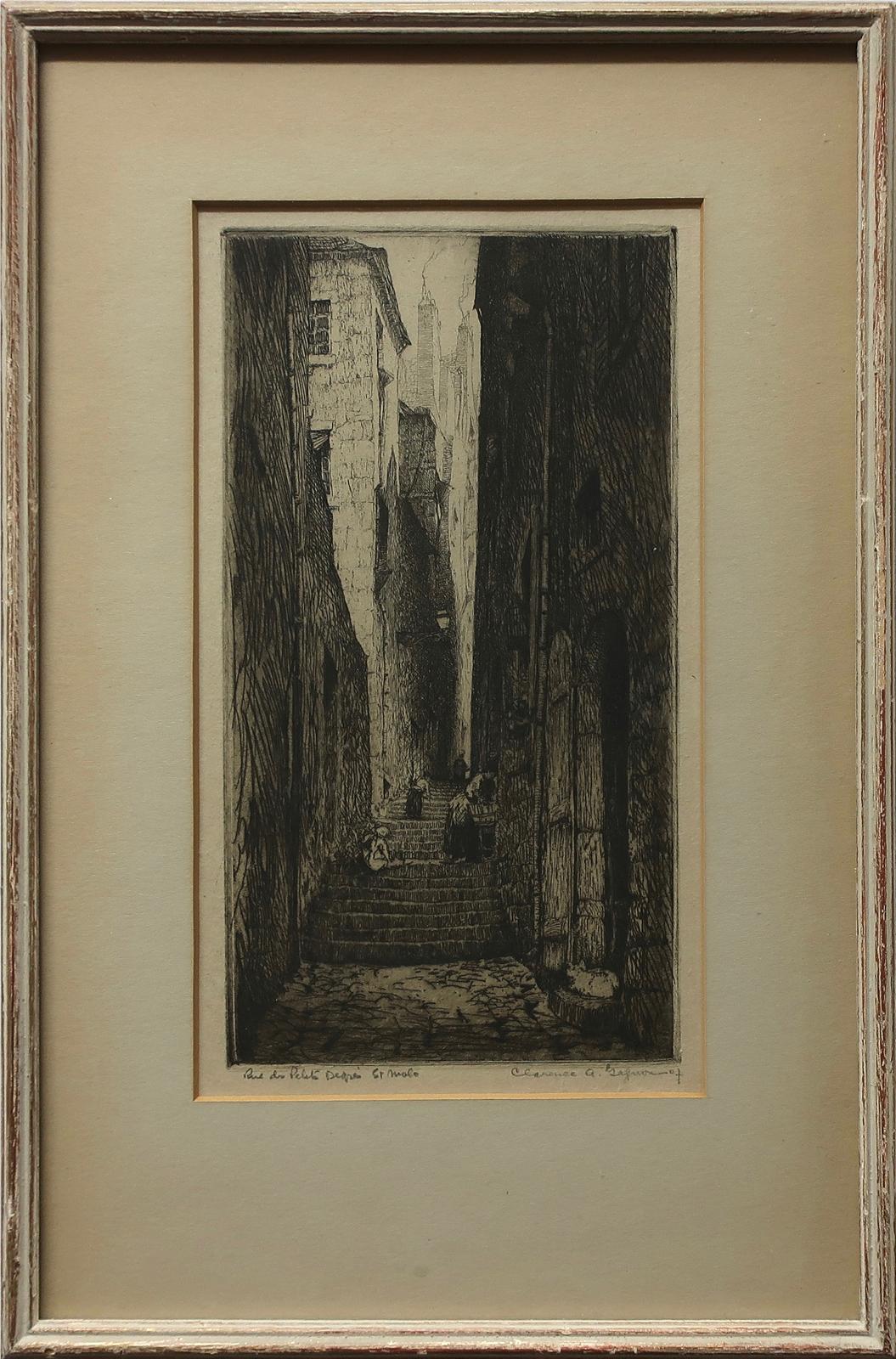 Clarence Alphonse Gagnon (1881-1942) - Rue Des Petits Degres, St. Malo