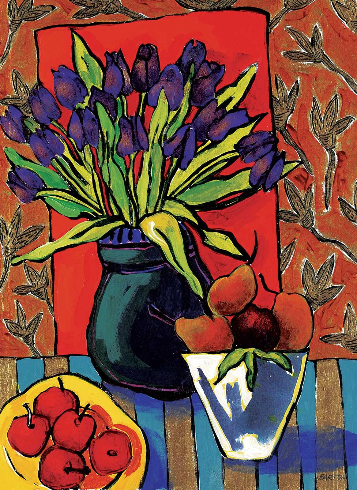 Nixie Barton (1958) - Purple Tulips