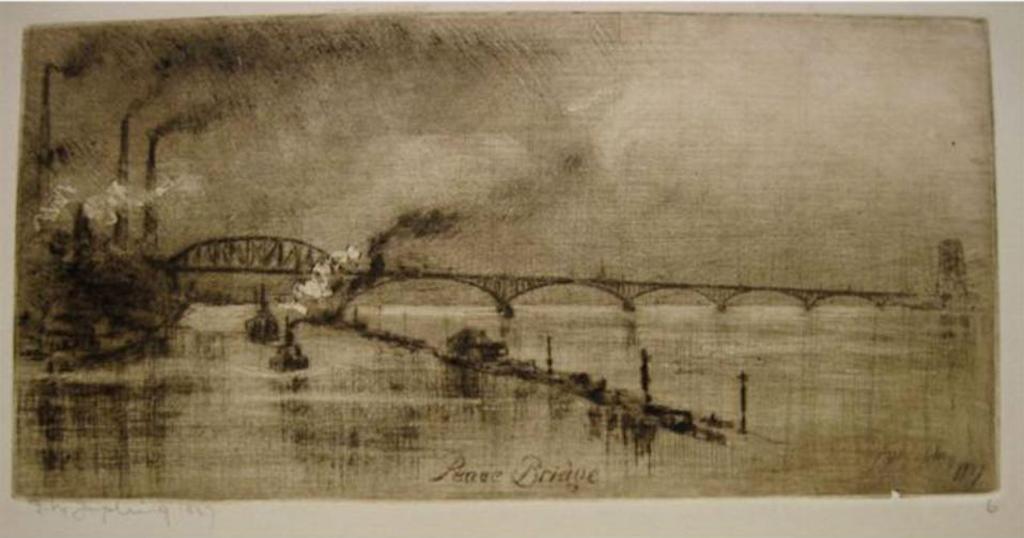 Frederick Waistell Jopling (1860-1945) - Peace Bridge; Cocchiara Italy