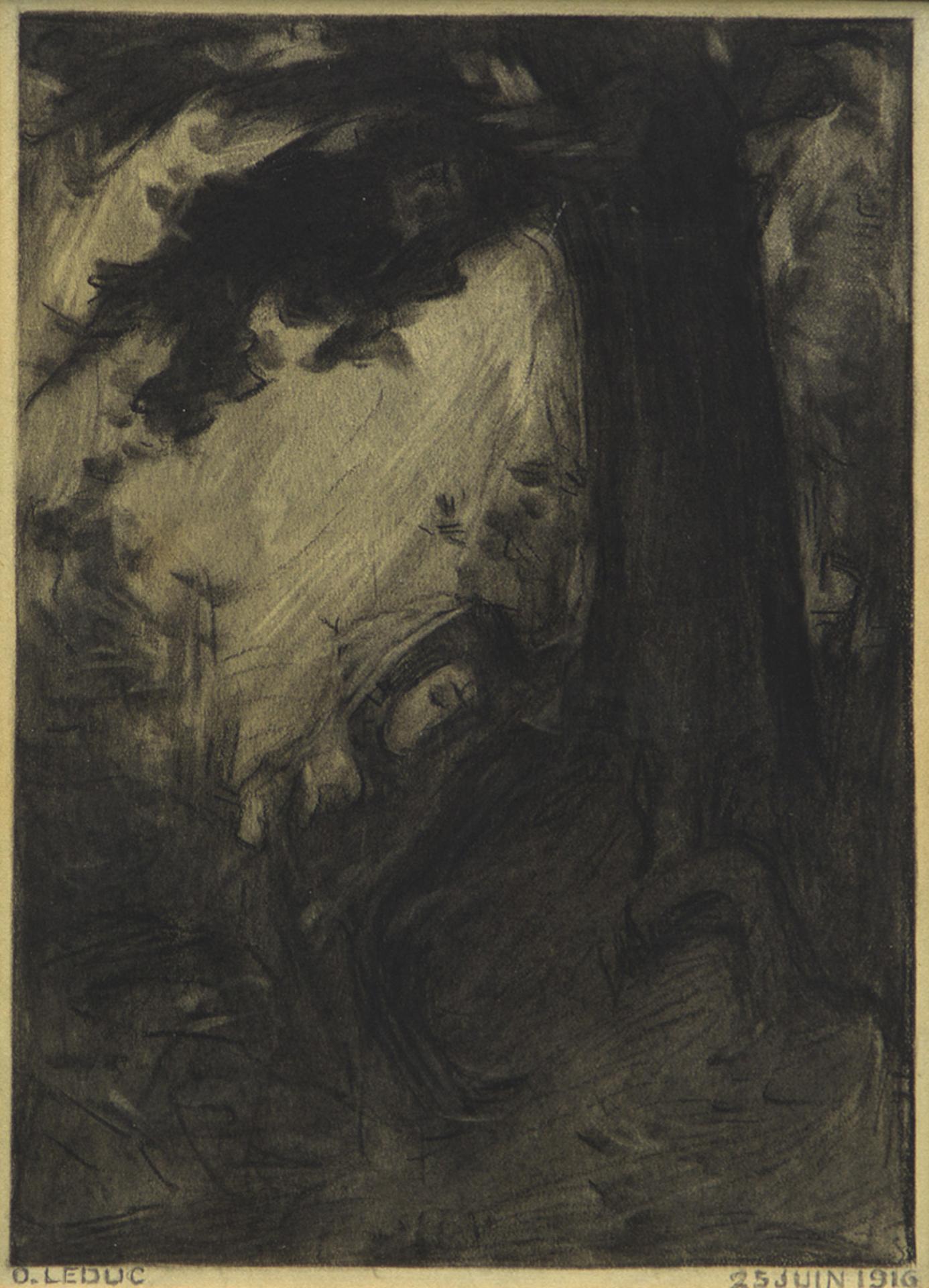 Ozias Leduc (1864-1955) - Sans titre / Untitled (Viel arbre), 1916