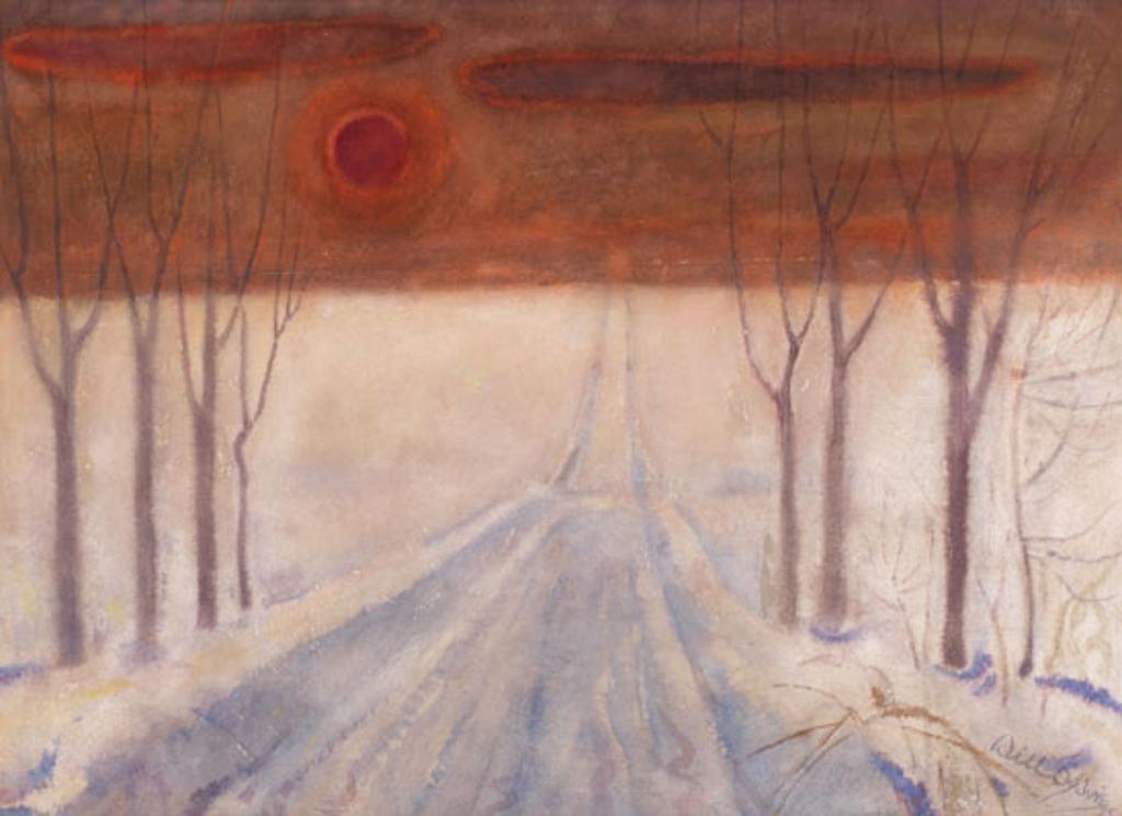 William (Will) Abernethy Ogilvie (1901-1989) - Sunrise in Winter