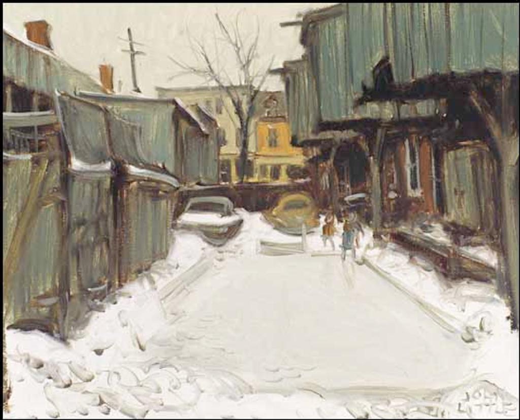 John Geoffrey Caruthers Little (1928-1984) - Rue Cadot en arrière, Montréal