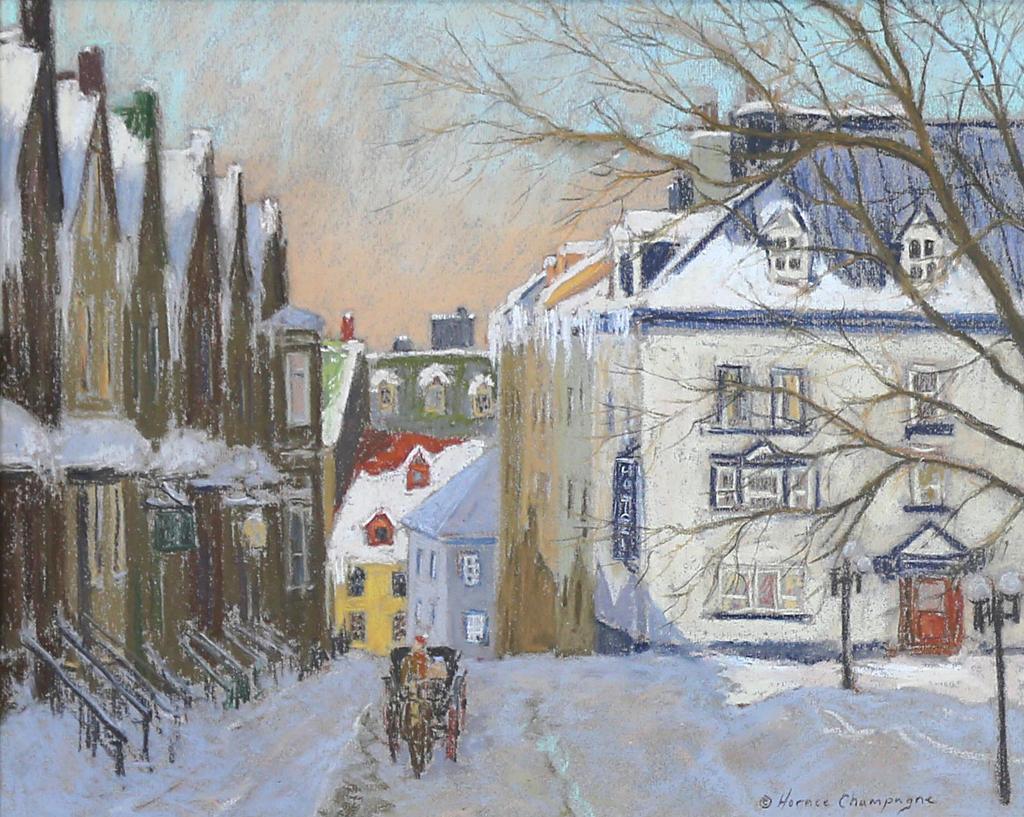 Horace Champagne (1937) - Rue La Porte, Ville De Quebec; 1985