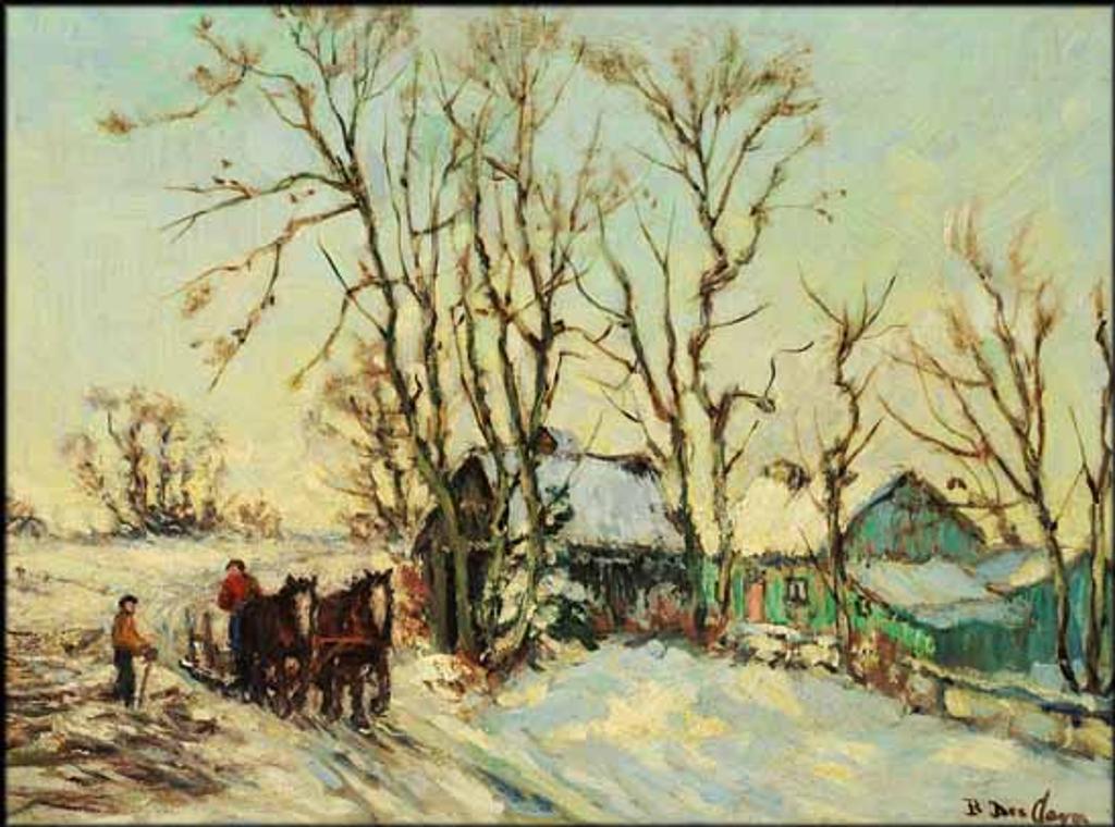 Berthe Des Clayes (1877-1968) - Winter Scene