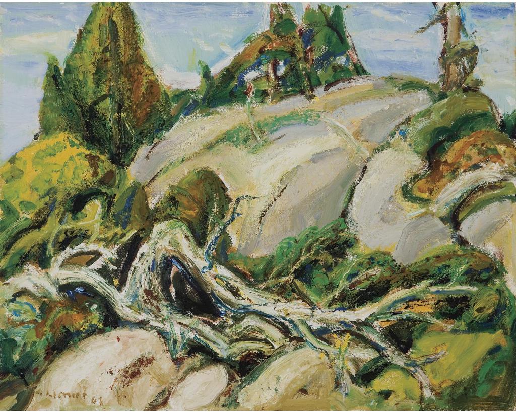 Arthur Lismer (1885-1969) - Rock And Wrack Of A Pine