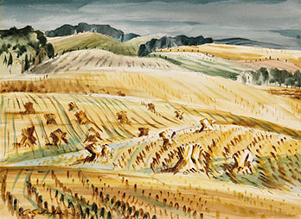 Carl Fellman Schaefer (1903-1995) - Wheat Fields, Strasburg