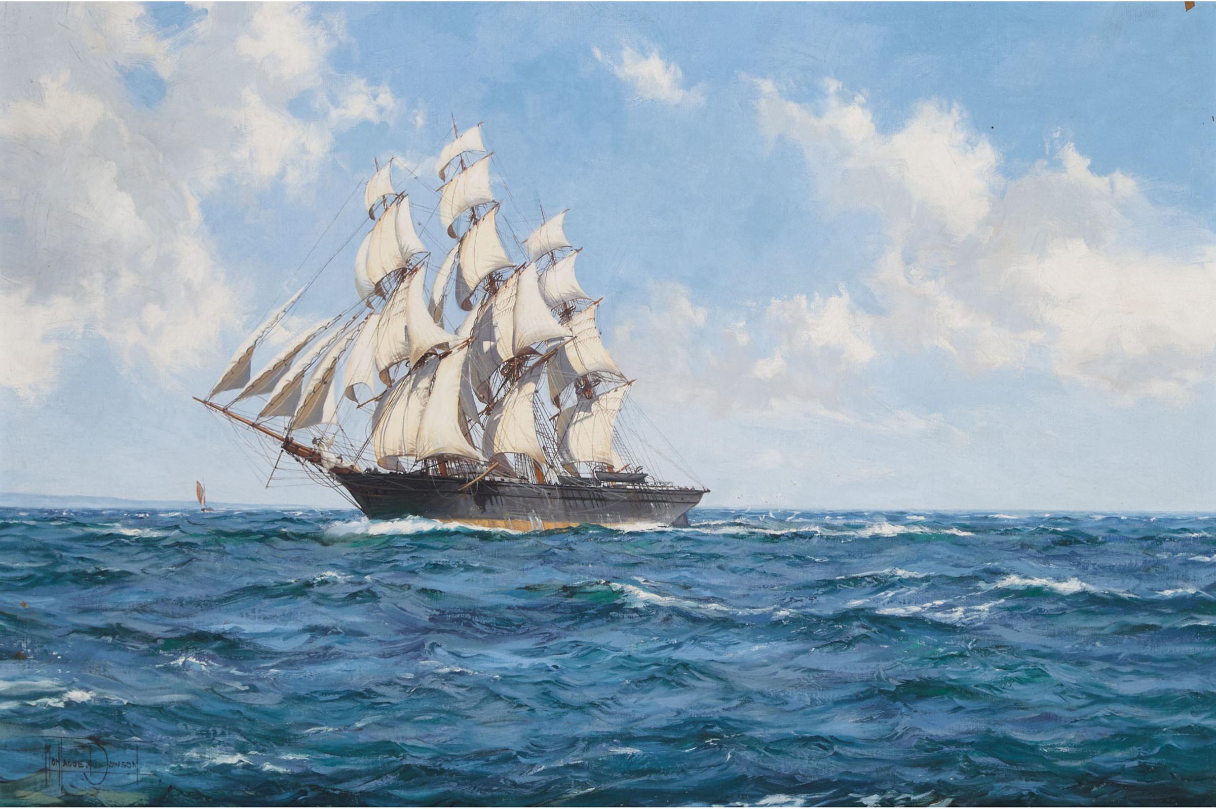 Montague J. Dawson (1895-1973) - The New York Clipper - Challenge