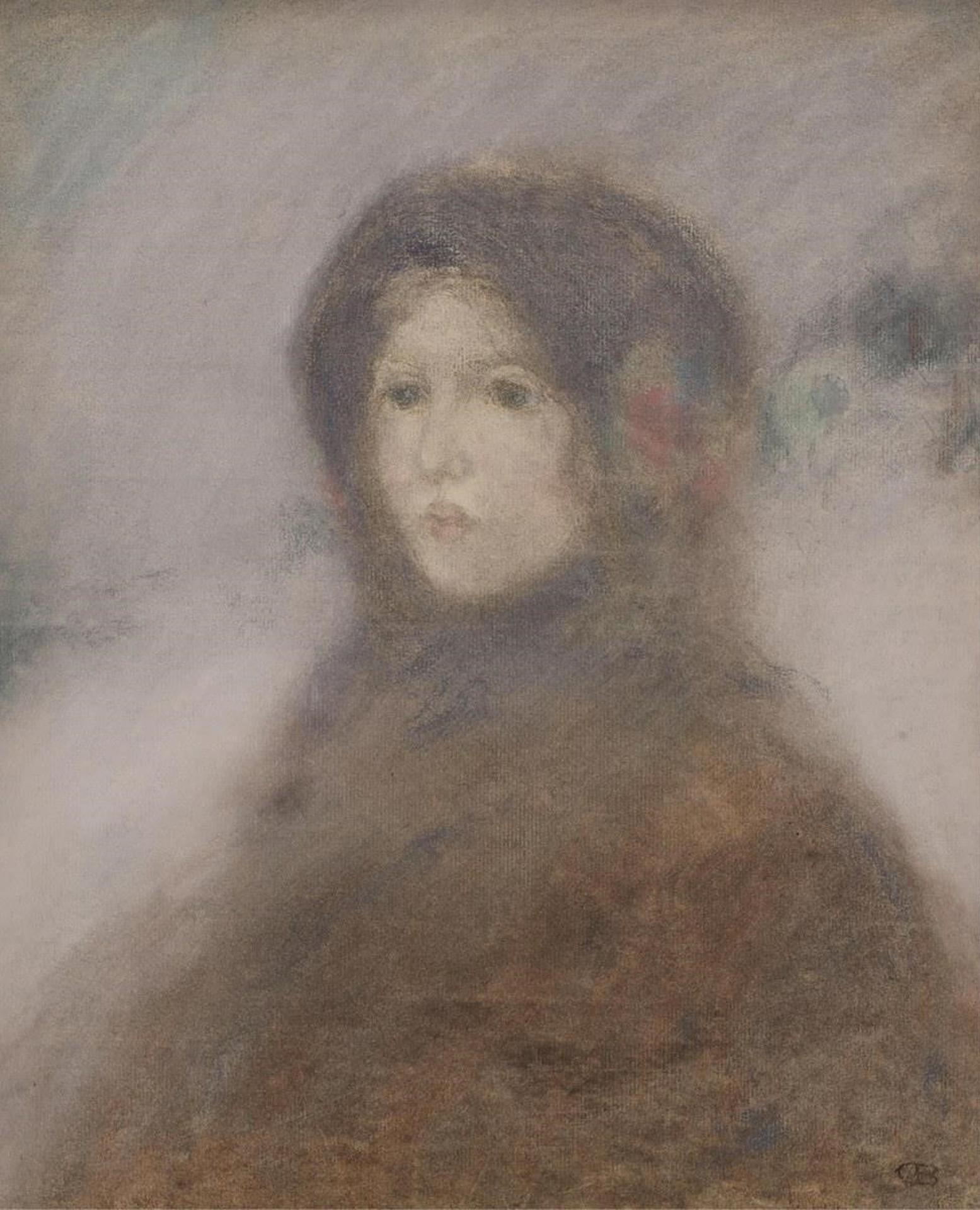 Charles Ernest de Belle (1873-1939) - Portrait Of A Young Girl