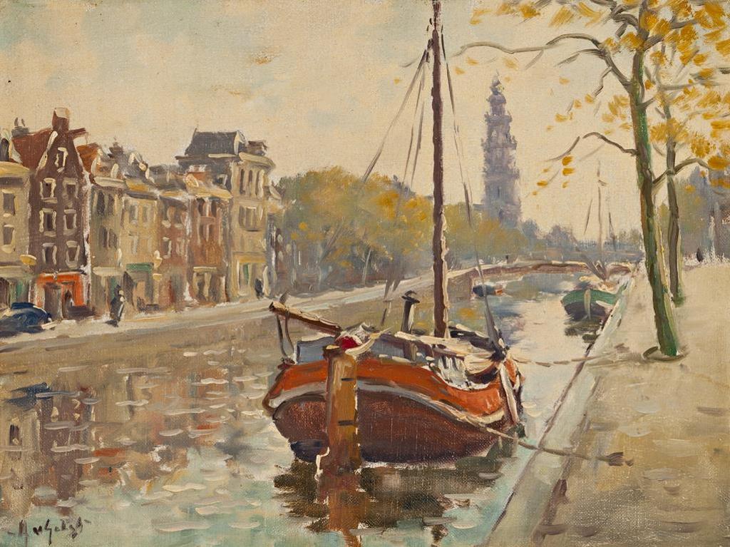Arnout Van Gilst (1898-1981) - Prinsengracht Canal