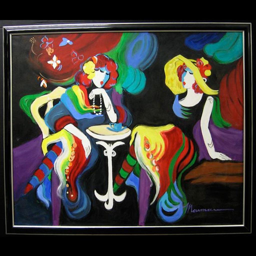 Isaac Maimon (1951) - Two Ladies In A Cafe