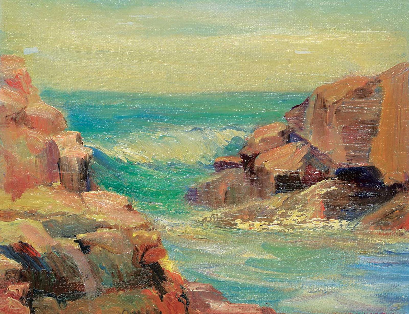 Clara Isabella Harris (1887-1975) - Untitled - Rocky Cove