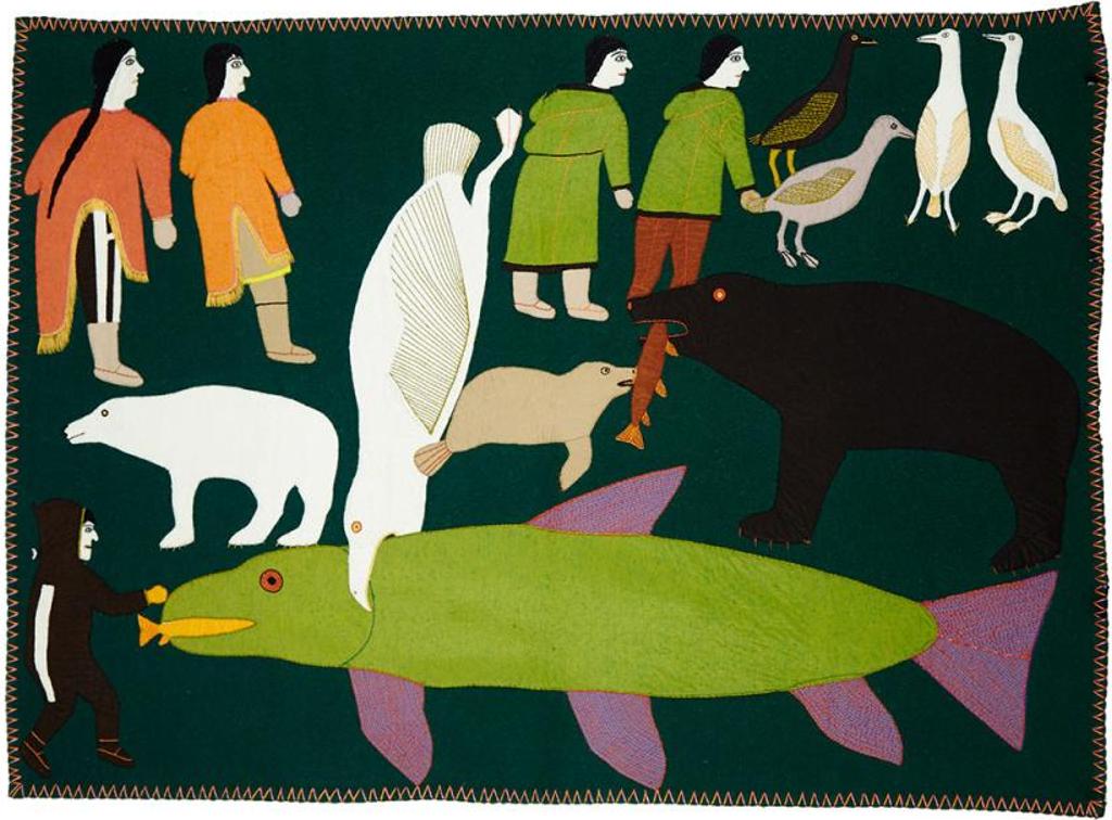 Janet Kigusiuq (1926-2005) - Figures, Animals And Fish