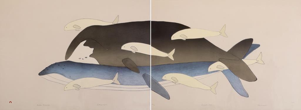 Kavavaow Mannomee (1958) - Arctic Whales; 2004; ed. #27/50