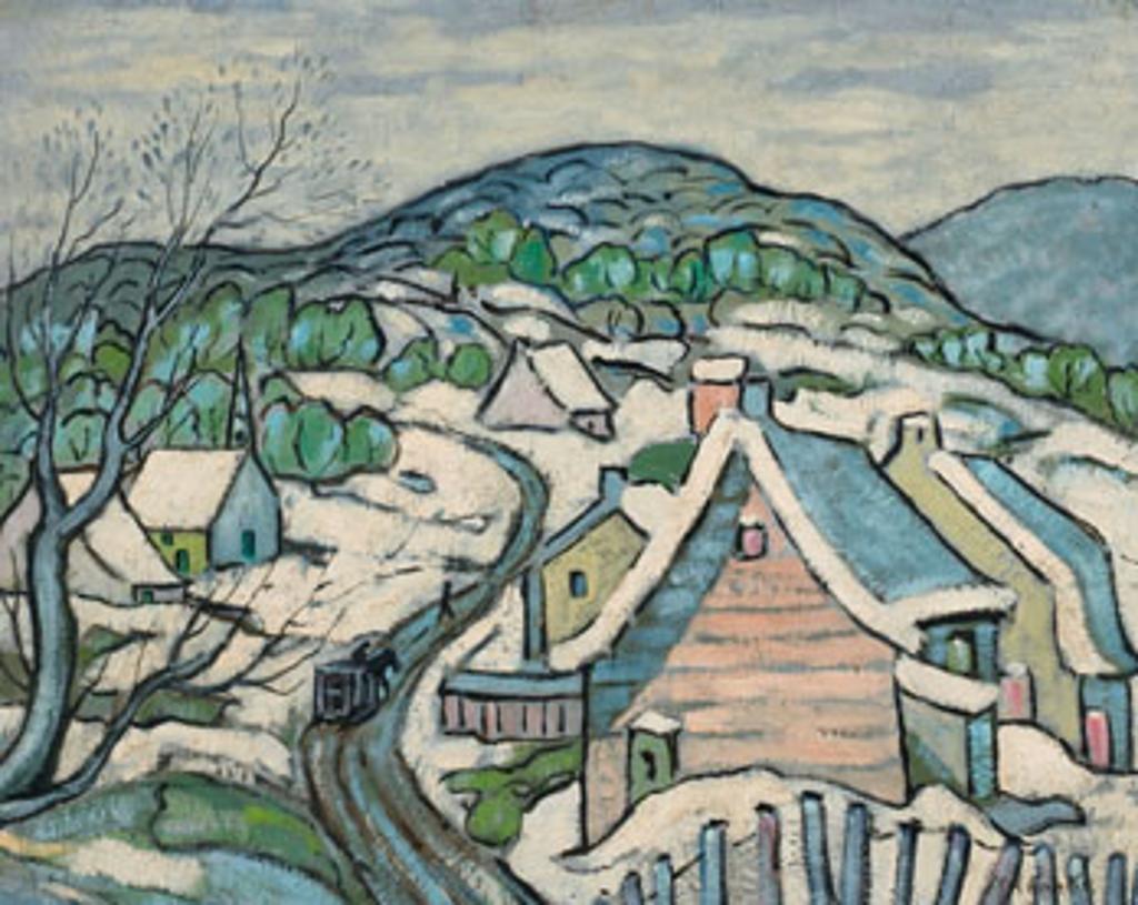Marc-Aurèle Fortin (1888-1970) - Laurentides en hiver